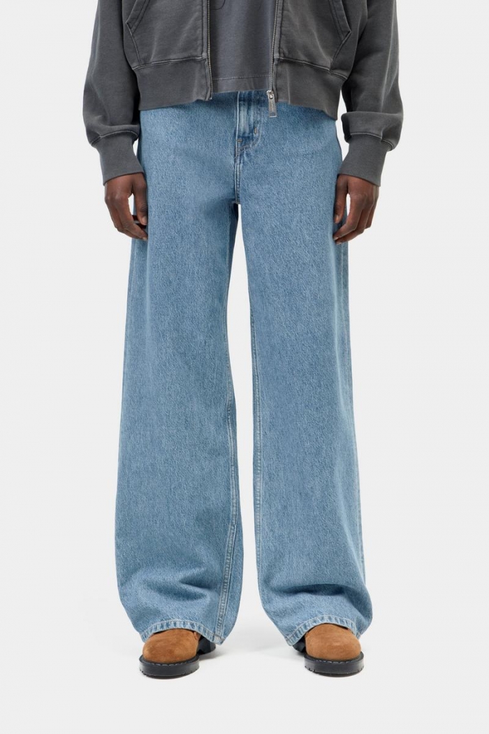 Carhartt Jane Pant - Blue, Heavy stone wash
