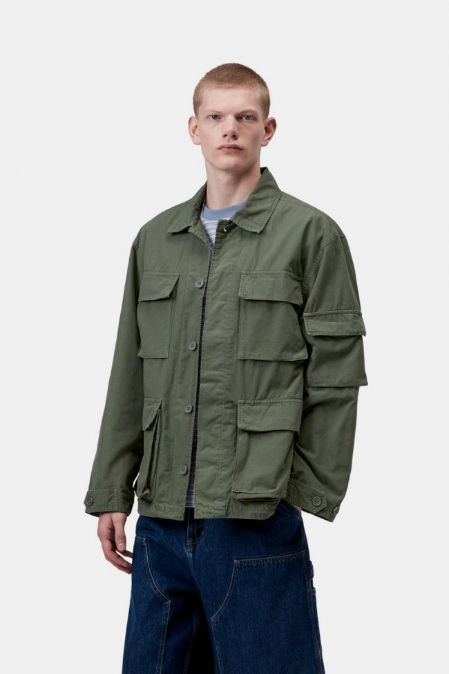 Carhartt Mandelson Jacket - Leaf, Garment dyed Carhartt Mandelson Jacket - Leaf, Garment dyed