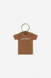 Carhartt Mini Script T-Shirt Keychain - Hamilton Brown
