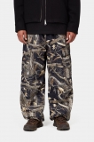 Carhartt Osborn Cargo Pant - Camo Feather Tree, Black, Rinsed Carhartt Osborn Cargo Pant - Camo Feather Tree, Black, Rinsed