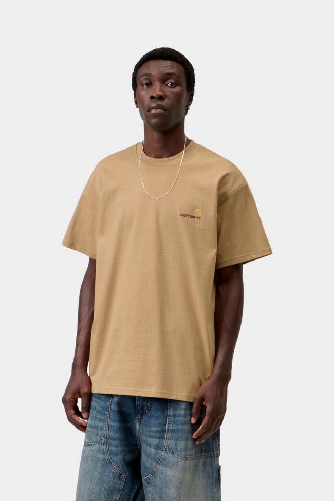 Carhartt S/S American Script T-Shirt - WIP Dusty H
