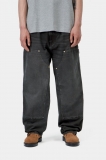 Carhartt OG Double Knee Pant - Black, Destroy wash Carhartt OG Double Knee Pant - Black, Destroy wash