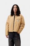 Carhartt OG Detroit Jacket - WIP Dusty H / Tobacco, Stone canvas