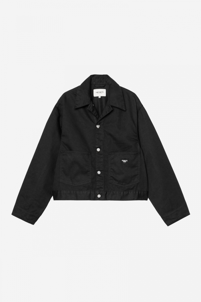 Carhartt Drewe Jacket - Black, Rinsed