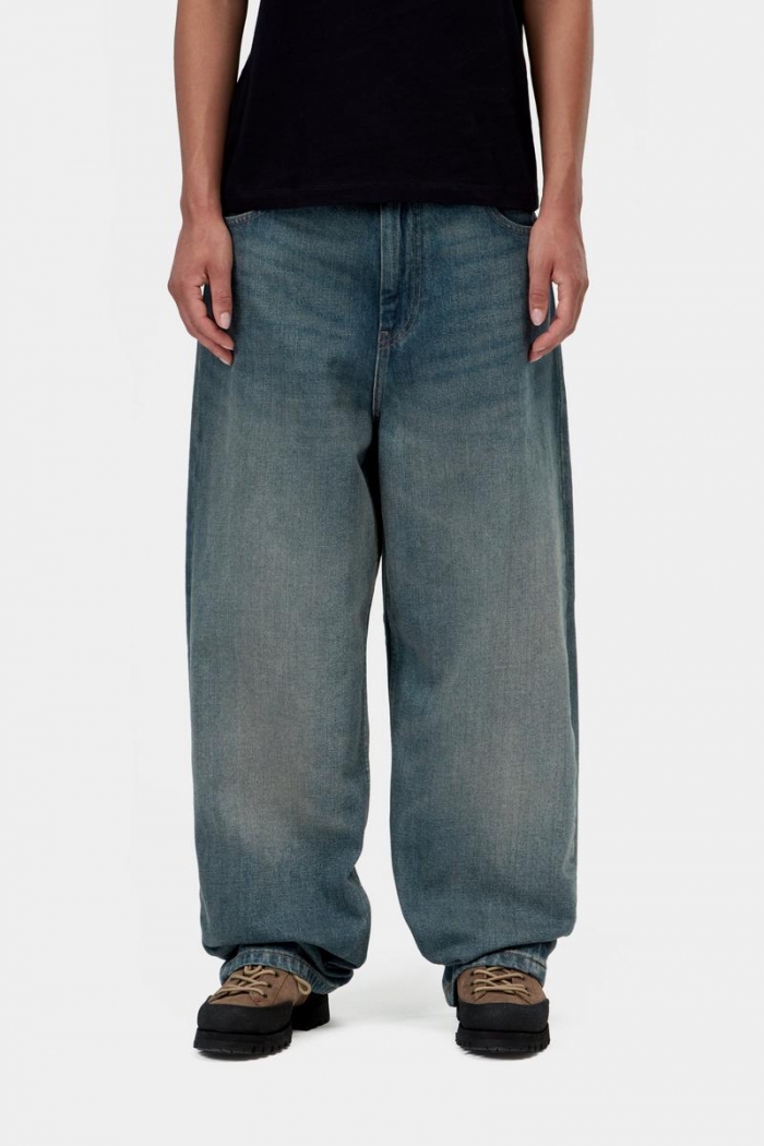 Carhartt Brandon Pant - Blue, Worn used wash