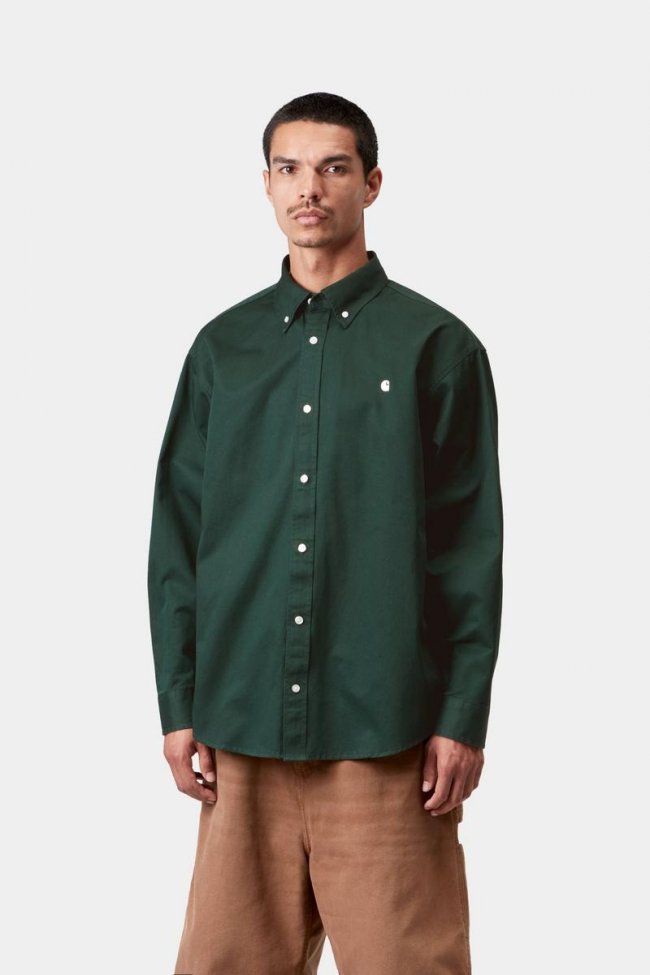 Carhartt L/S OG Madison Shirt - Dark Scarab Carhartt L/S OG Madison Shirt - Dark Scarab