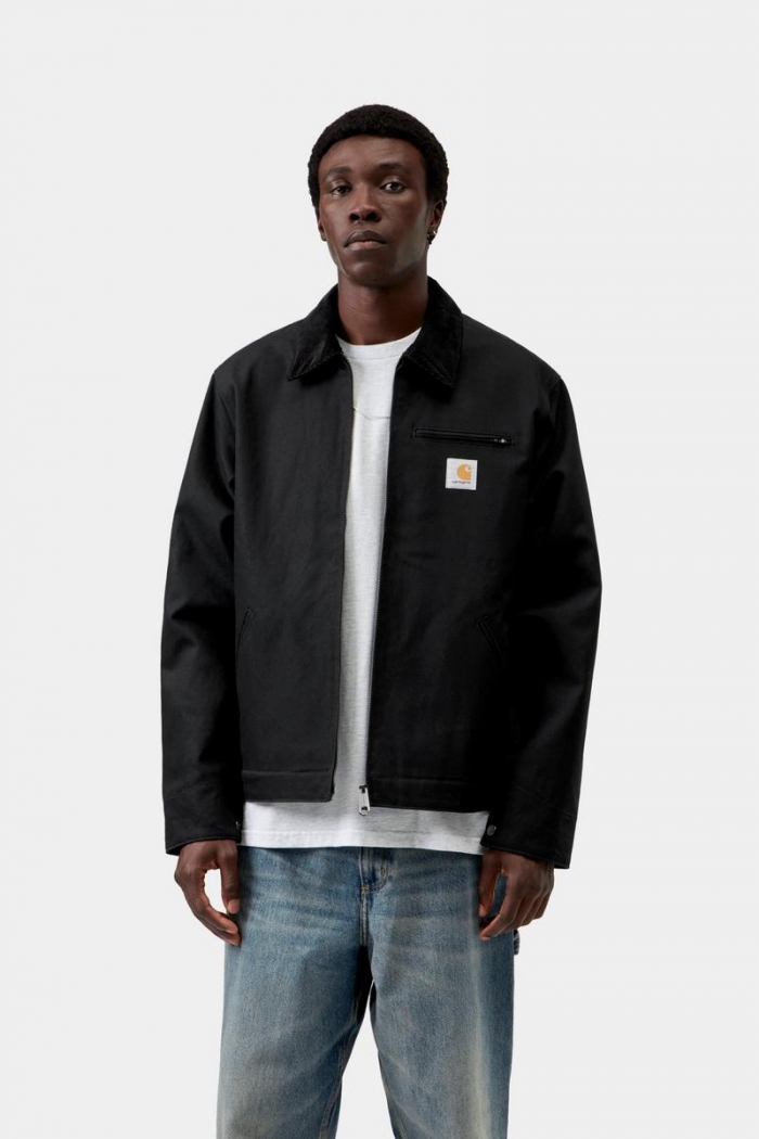 Carhartt Detroit Jacket (Winter) - Black / Black, Rigid