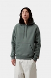 Carhartt Hooded Chase Sweatshirt - Velvet Green / Gold