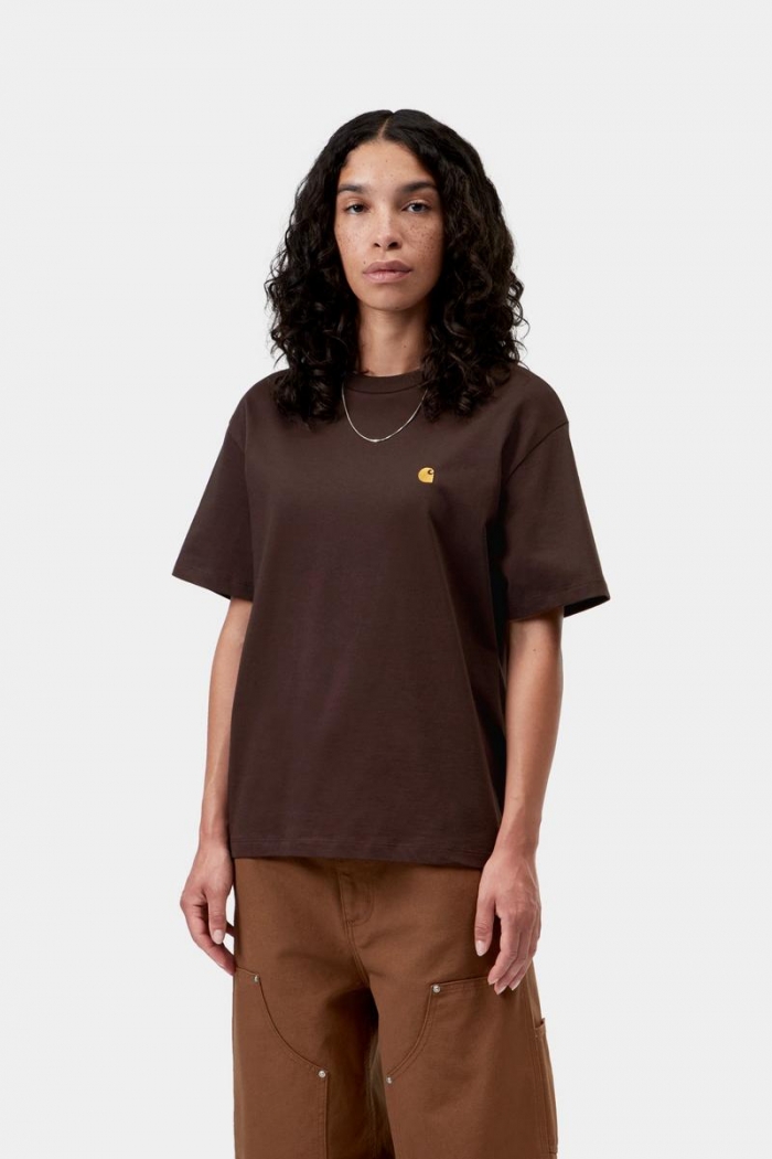 Carhartt S/S Chase T-Shirt - Palisander / Gold