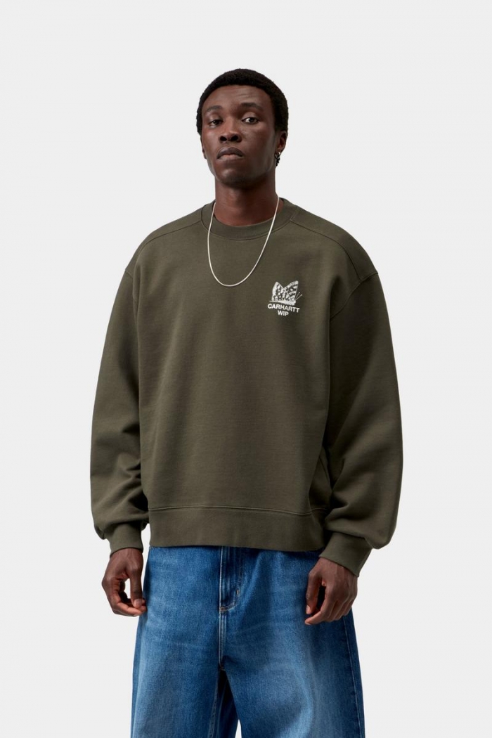 Carhartt Hourglass Sweat - Cypress, Stone washed