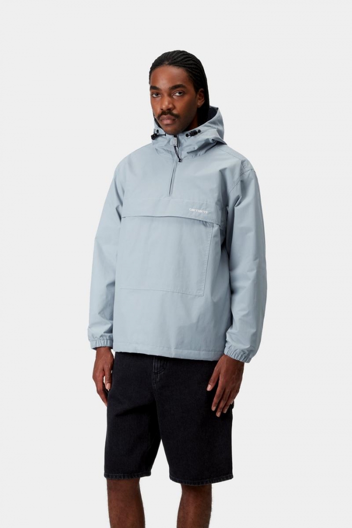 Carhartt Windbreaker Pullover (Summer) - Frosted Blue / White