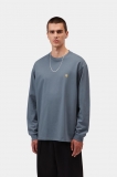 Carhartt L/S Chase T-Shirt - Icesheet / Gold Carhartt L/S Chase T-Shirt - Icesheet / Gold