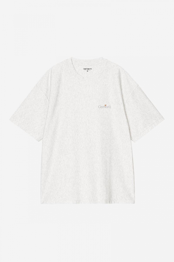 Carhartt S/S WIP Label T-Shirt - Ash Heather