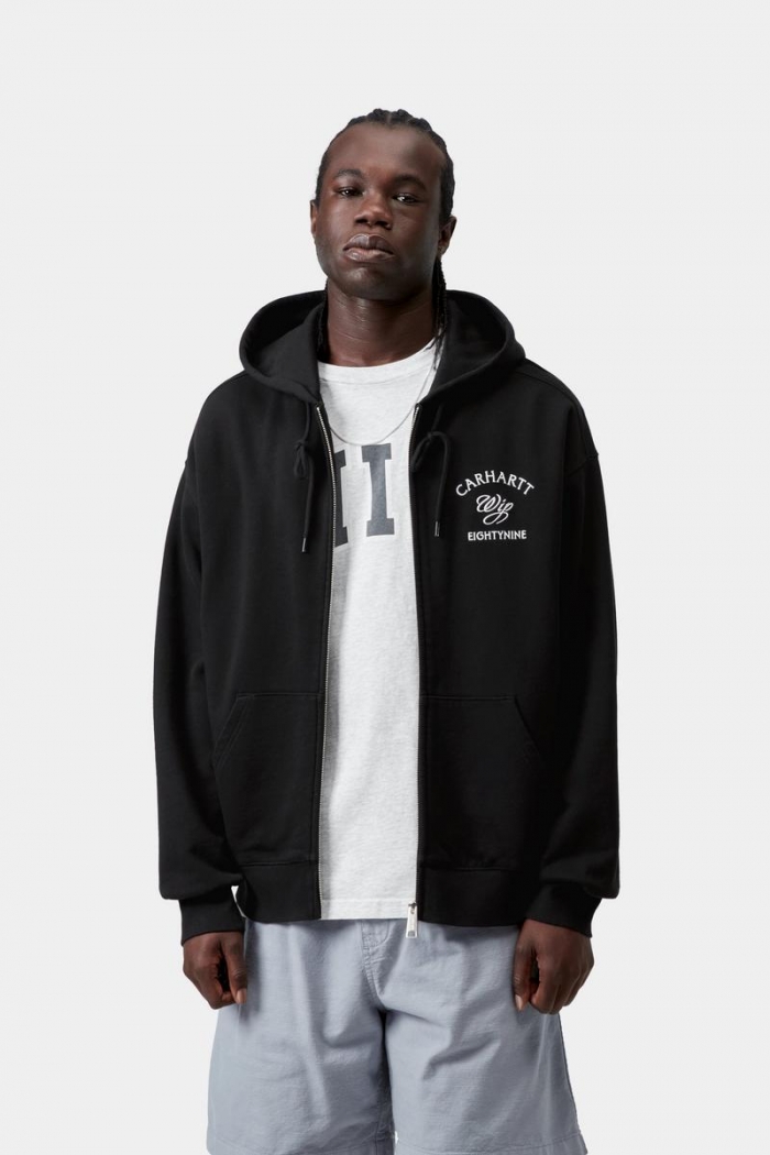 Carhartt Hooded Eightynine Sweat Jacket - Black