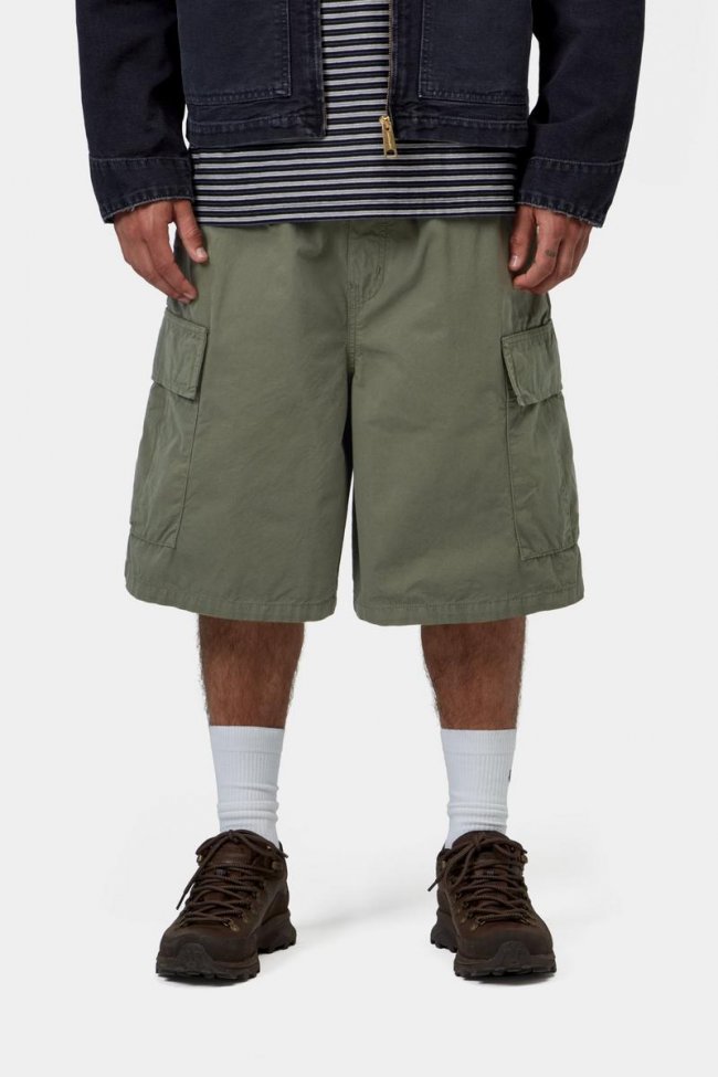 Carhartt Mandler Cargo Short - Leaf, Garment dyed Carhartt Mandler Cargo Short - Leaf, Garment dyed