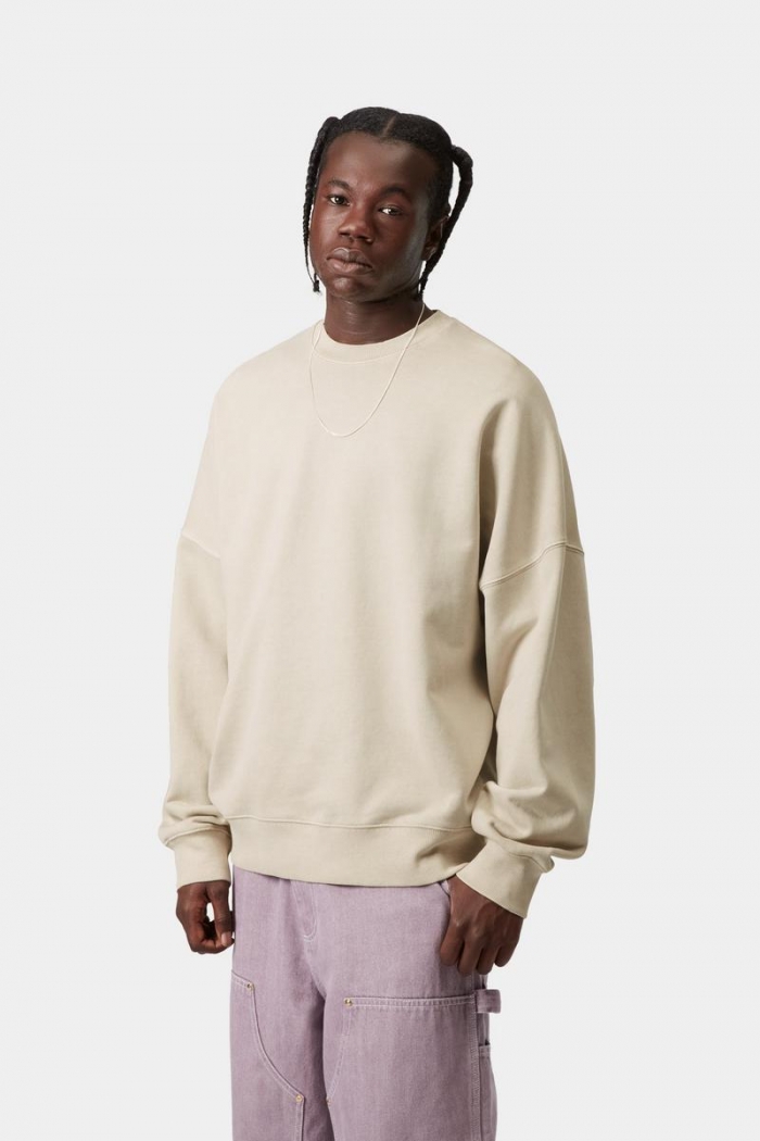 Carhartt RGGD Sweatshirt - Fleur De Sel, Garment dyed