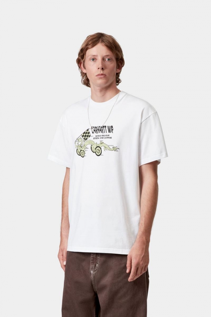 Carhartt S/S Make Believe League T-Shirt - White