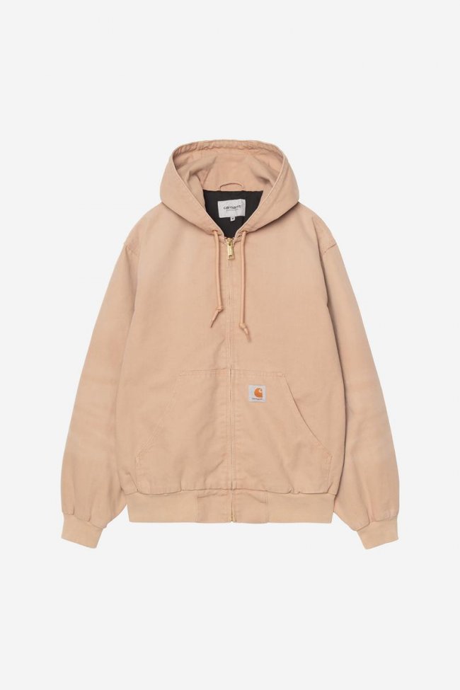 Carhartt OG Active Jacket - Dusty H Brown, Stone canvas