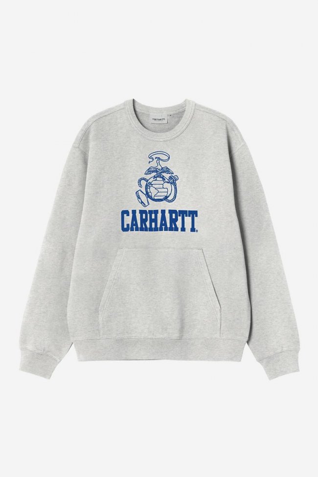 Carhartt Pond Corps Sweatshirt - Ash Heather