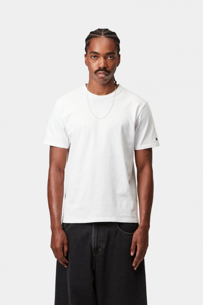 Carhartt S/S Base T-Shirt - White / Black