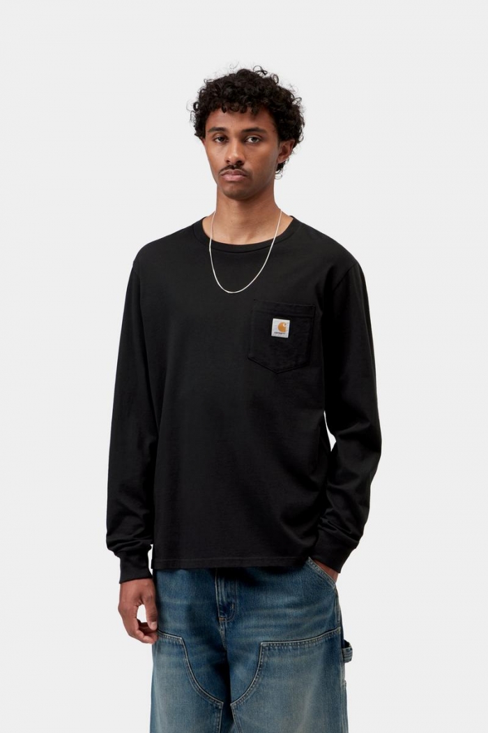 Carhartt L/S Pocket T-Shirt - Black