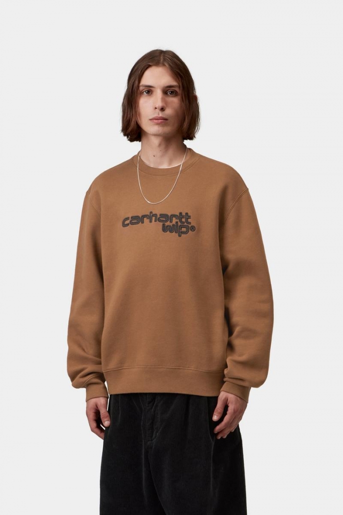 Carhartt Wireless Sweatshirt - WIP H Brown / Black