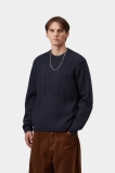 Carhartt Caster Knit Sweater - Dark Navy Carhartt Caster Knit Sweater - Dark Navy