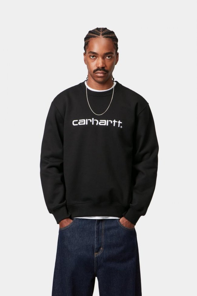 Carhartt Sweatshirt - Black / White