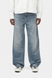 Carhartt Arin Pant - Blue, Destroy wash, splatter