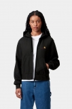 Carhartt Hooded American Script Jacket - Black