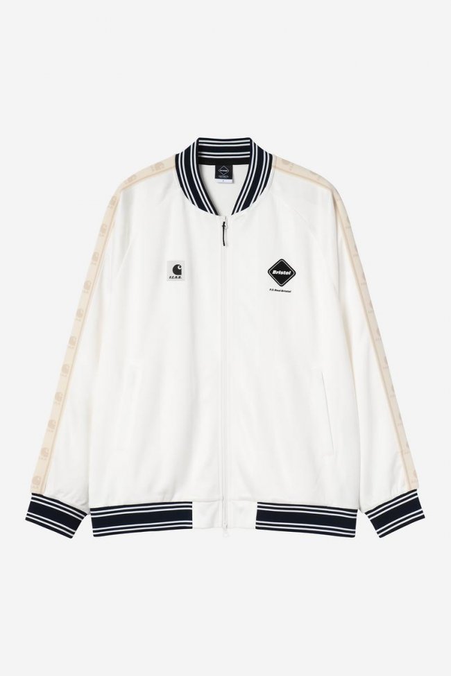 Carhartt F.C.Real Bristol x Carhartt WIP Varsity Track Jersey Blouson - White