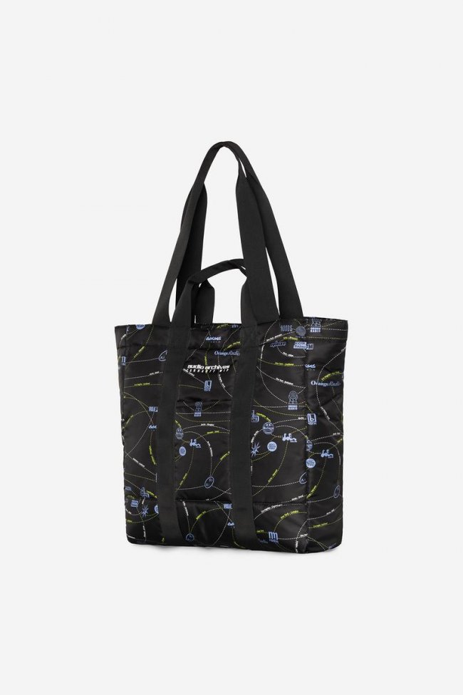 Carhartt Audio Archives WIP Record Bag - Audio Archives WIP Print, Black
