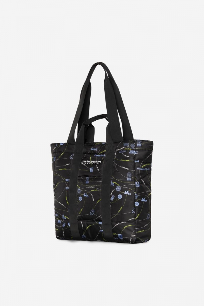 Carhartt Audio Archives WIP Record Bag - Audio Archives WIP Print, Black