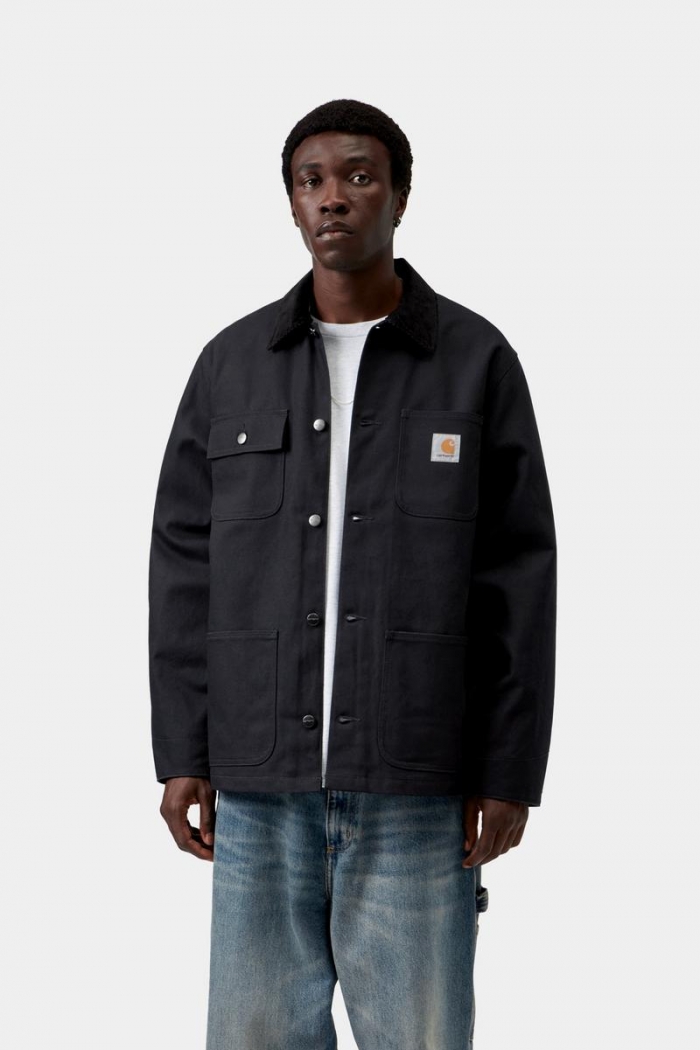 Carhartt Michigan Coat (Winter) - Dark Navy / Black, Rigid