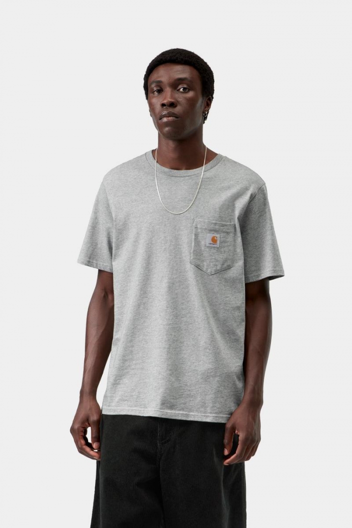 Carhartt S/S Pocket T-Shirt - Grey Heather
