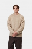 Carhartt Anglistic Sweater - Speckled Fleur de Sel Carhartt Anglistic Sweater - Speckled Fleur de Sel