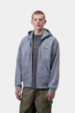 Carhartt Hooded American Script Jacket - Shady Blue Carhartt Hooded American Script Jacket - Shady Blue