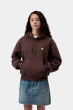 Carhartt Hooded Casey Sweatshirt - Palisander / Silver Carhartt Hooded Casey Sweatshirt - Palisander / Silver