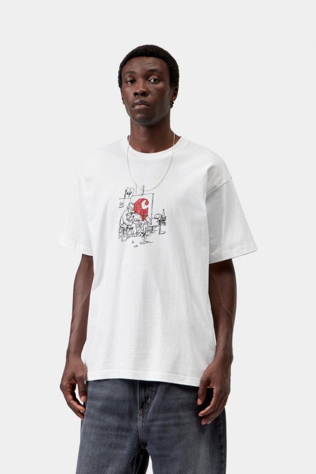 Carhartt S/S Old Painter T-Shirt - White
