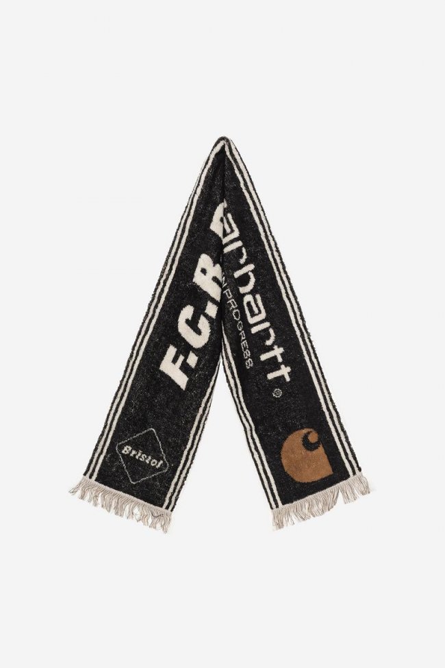 Carhartt F.C.Real Bristol x Carhartt WIP Supporter Towel Muffler - Black Carhartt F.C.Real Bristol x Carhartt WIP Supporter Towel Muffler - Black