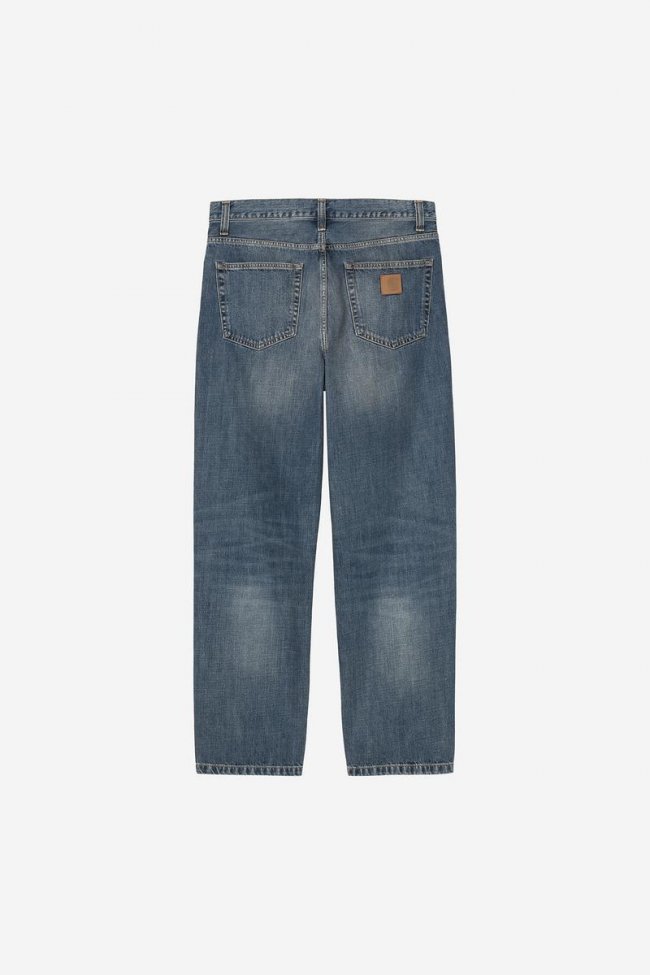 Carhartt Aaron Pant - Blue, Dark used wash