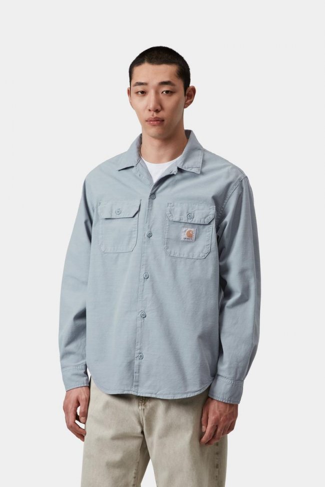 Carhartt L/S Kelsey Shirt - Mirror, Garment dyed