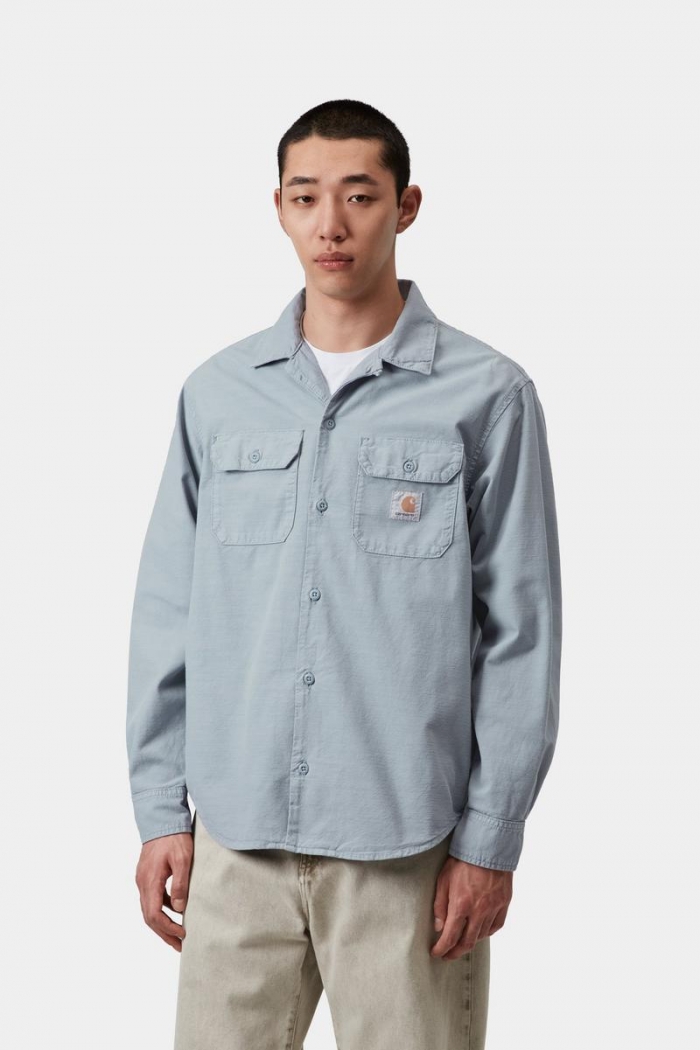 Carhartt L/S Kelsey Shirt - Mirror, Garment dyed