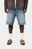 Carhartt Landon Short - Blue, Destroy wash, splatter Carhartt Landon Short - Blue, Destroy wash, splatter