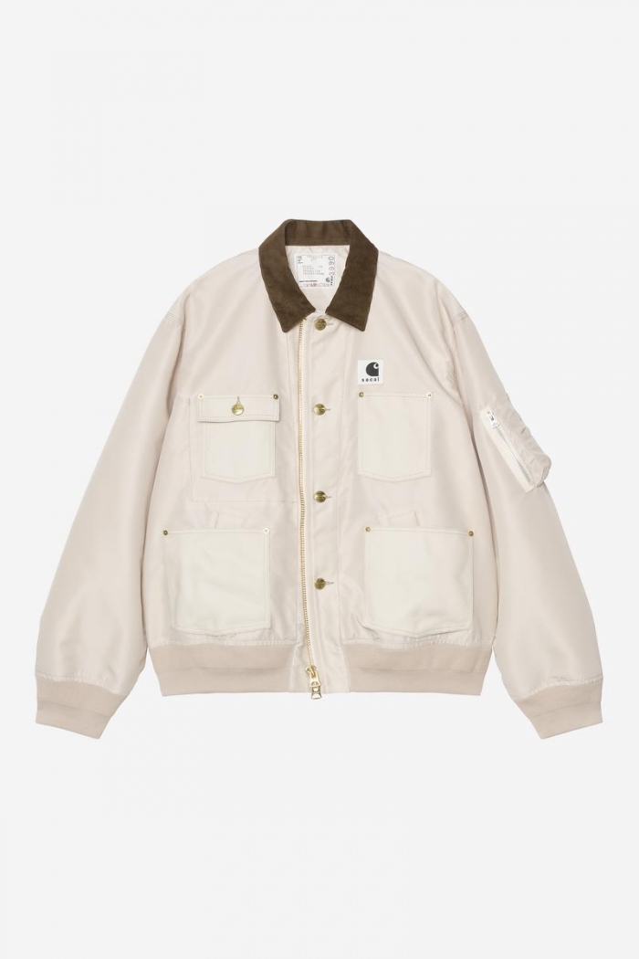 sacai x Carhartt WIP Nylon Twill Duck Blouson - Sacai Ivory