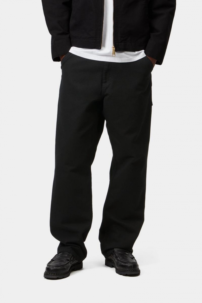 Carhartt Single Knee Pant - Black, Rinsed