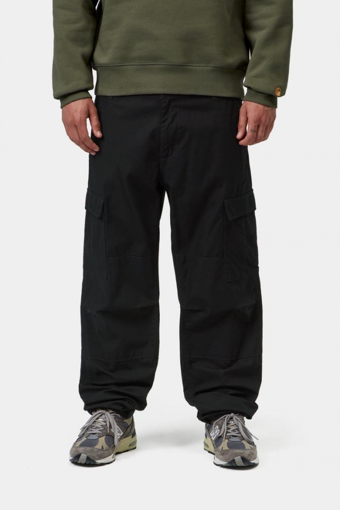 Carhartt Aviation Pant - Black, Rinsed