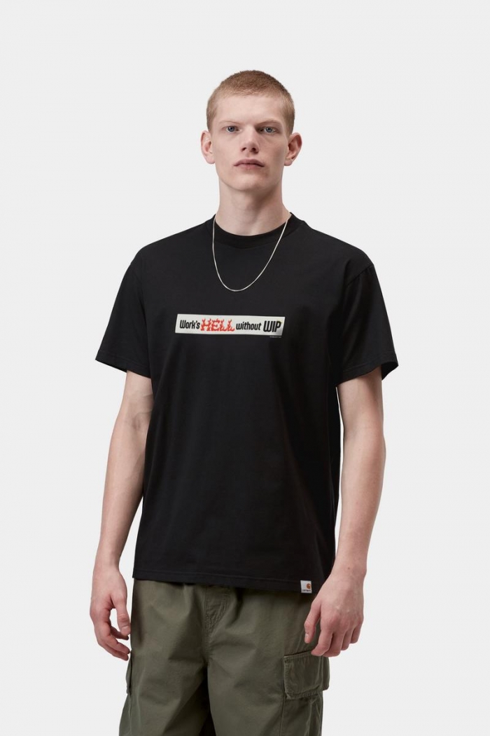 Carhartt S/S Bumper Stickers T-Shirt - Black