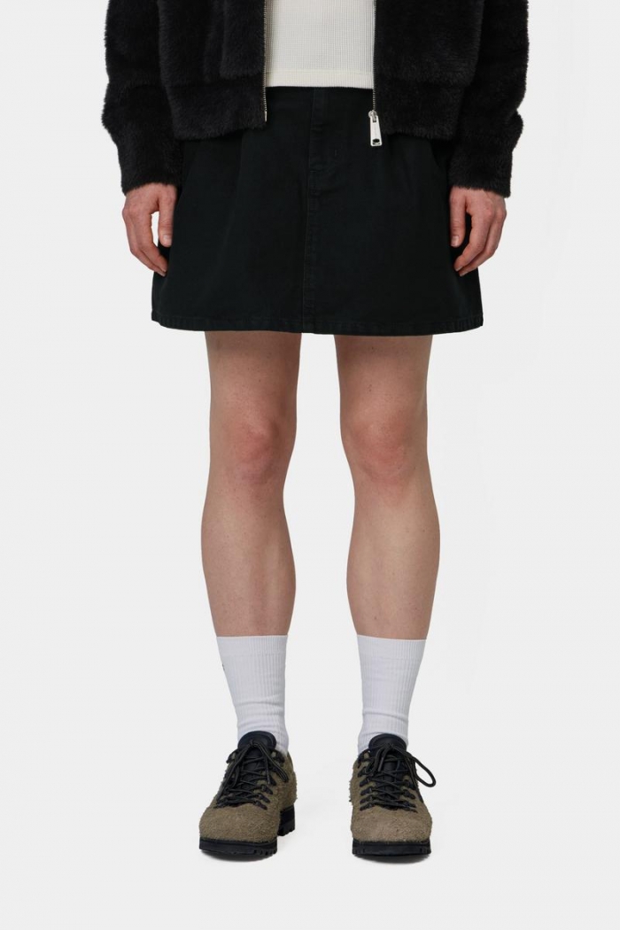 Carhartt Billie Single Knee Skirt - Black, Stone washed