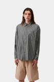 Carhartt L/S Beale Shirt - Beale Stripe, Black / White